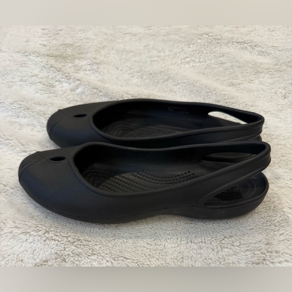 Croc Olivia, lightweight slingback, black size 9 - Picture 2 of 6